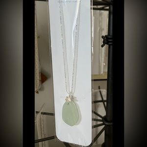 Beach glass necklace